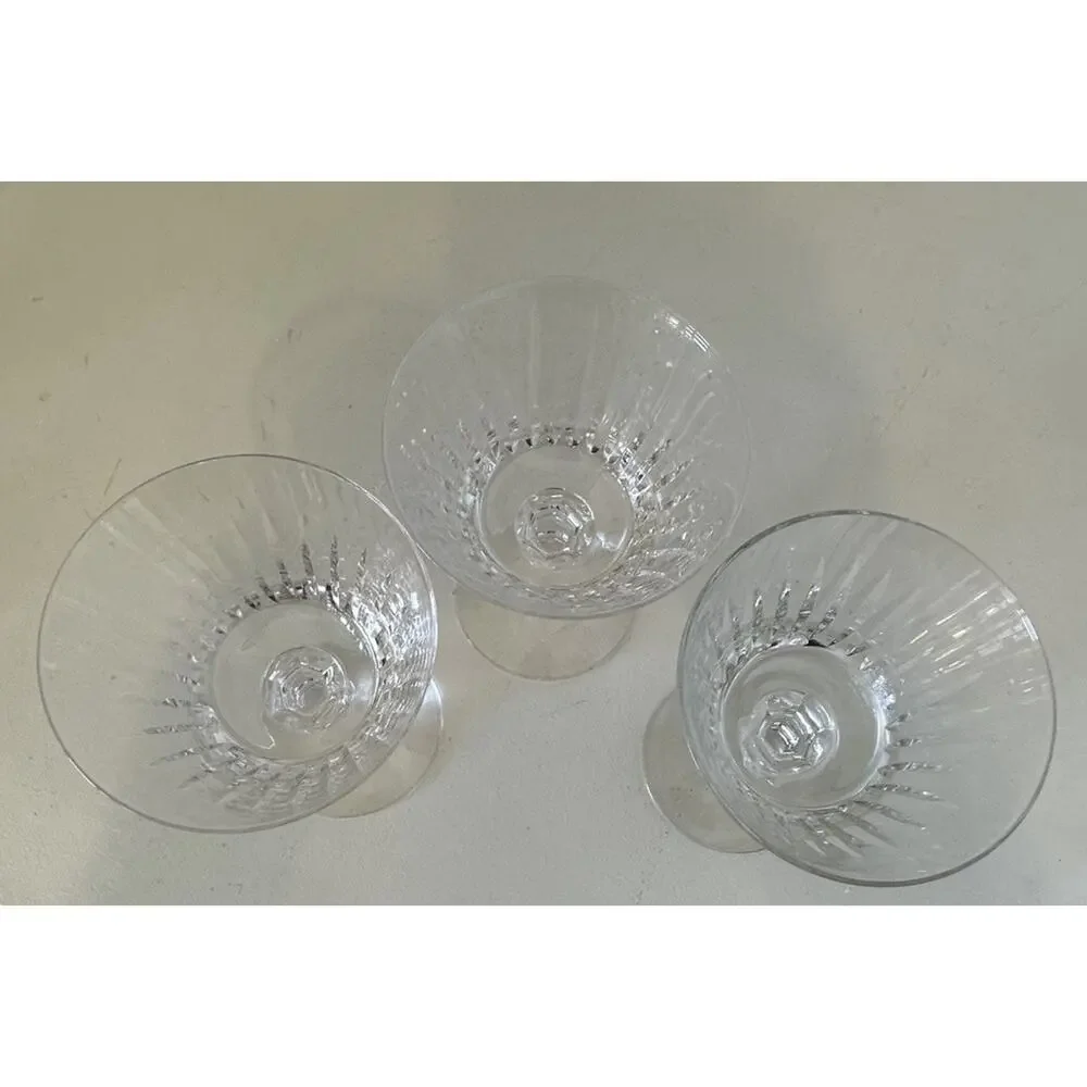 Vintage Empress Clear By Fostoria lot of 3 Champagne/Tall Sherbet Glass #146265
